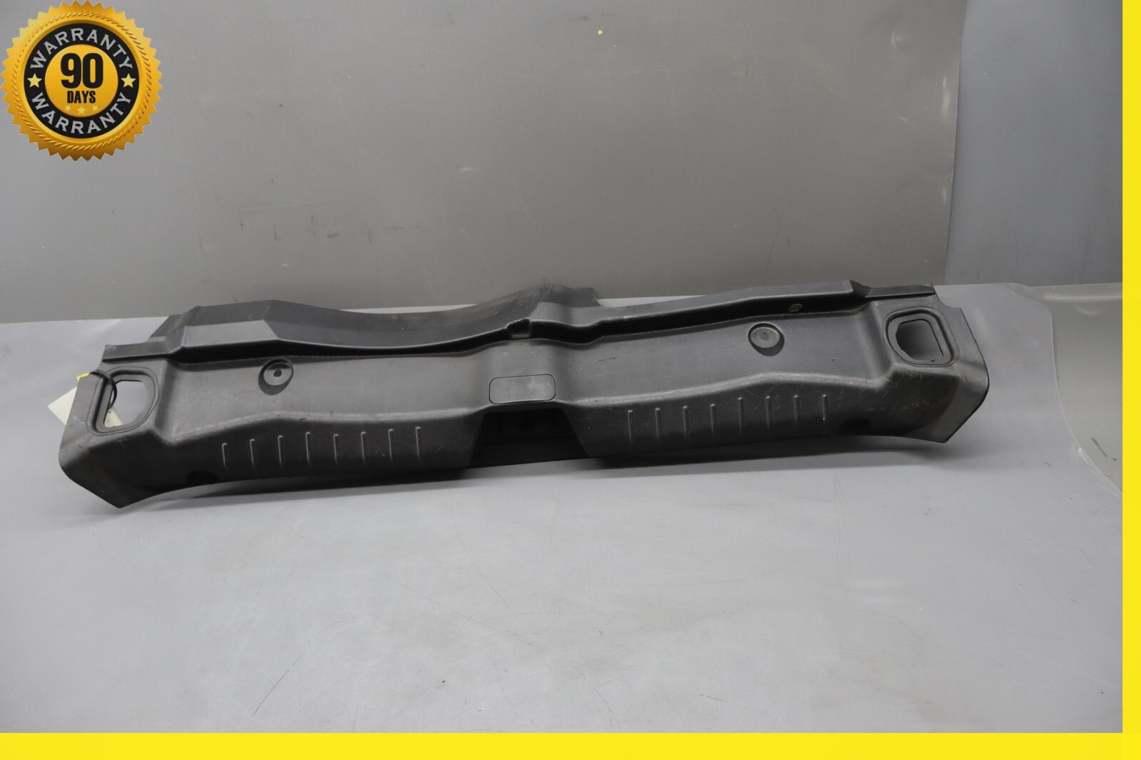 14-20 Maserati Ghibli Rear Trunk Loading Sill Plate Scuff Trim Panel Black Oem