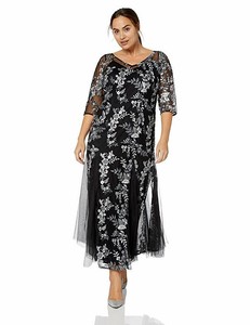 alex evenings fit and flare dress