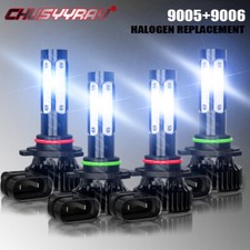 For Gmc Sierra 1500 2500 Hd 3500 2001-2006 4sides Led Headlight Hilo Beam Bulbs