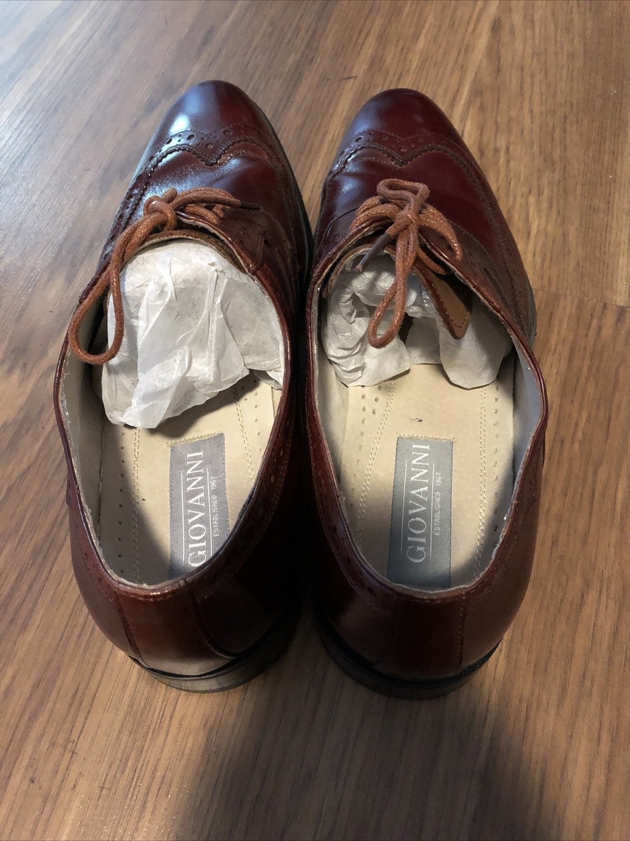 GIOVANNI MENS DRESS SHOES NIB SIZE 11 Cognac GIOVANNI MENS DRESS SHOES NIB SIZE 11 Cognac (6503) | eBay main image 3