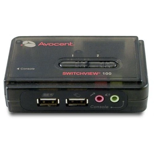 Avocent Switchview 100 2 Port USB KVM Switch - Thumbnail 4
