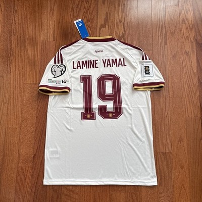 Spain Away Soccer Jersey Lamine Yamal #19 World Cup 2026 Large | eBay