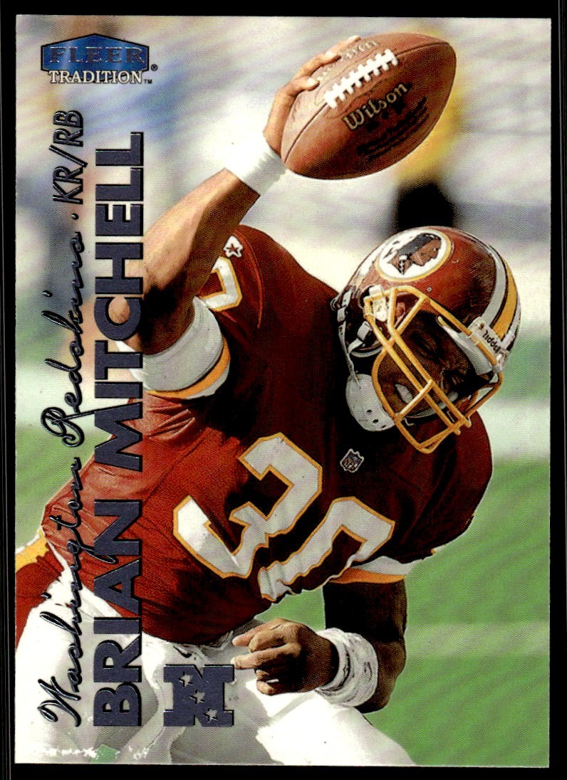 1999 Fleer Tradition Brian Mitchell Washington Redskins #157