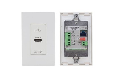 Kramer WP-789T/US-D Wall Plate HDBaseT Transmitter 4K60 PoE RS232 IR