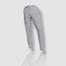  135 Alfani Men's Gray Slim-Fit Solid Stretch Suit Pants Size 33W 32L