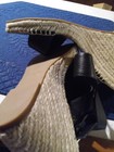 Steve Madden Black Wedge Sandals, Sz 10M, New — photo 4