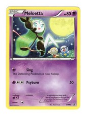 Meloetta BW68 Promo Black And White Promo Pokemon Moderately Played on eBay