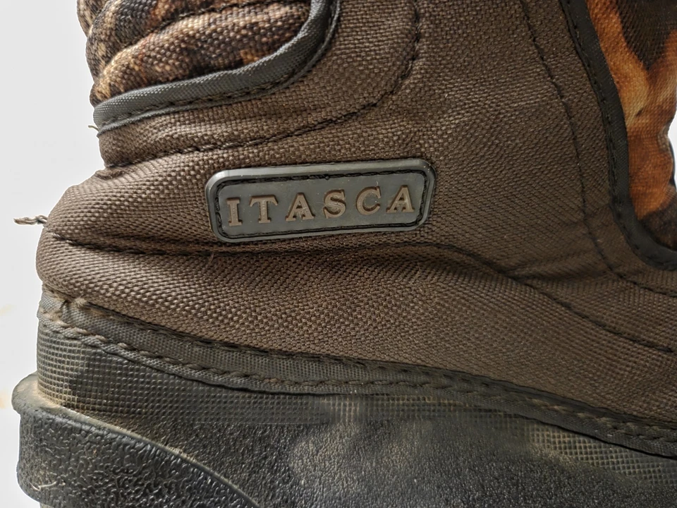 Botas de caça Itasca infantil tamanho 1 camuflagem borracha impermeável ao ar livre - Imagem 3 de 4