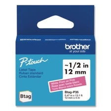Brother International BTAGP35 Genuine P-touch Btag Label Tapes, 0.47" X 13.1 Ft,
