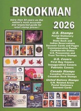 New 2026 Brookman Stamp Catalog For US Canada UN + Covers Color Guide Price List
