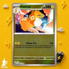 Pawmot 34/94 Fiamme Fantastiche Rara Carta Pokemon TCG Fulmine