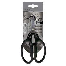 7in Left Handed Titanium Snips Tim Holtz Non-Stick Micro Serrated Scissors 7"