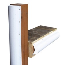 Dock Edge  Inc. PVC Piling Bumper White, 6-Feet 