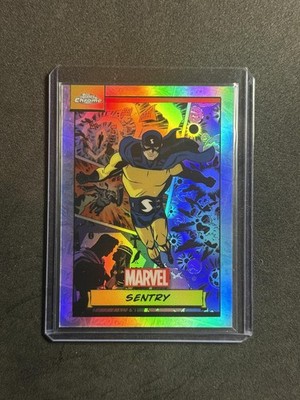 2024 Topps Chrome Marvel #109 Sentry Gold Refractor