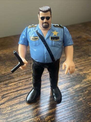 WWF Hasbro Big Bossman Wrestling Figure With Origi...