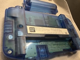 WonderSwan Console Skeleton Blue CIB Complete Free Game US SELLER