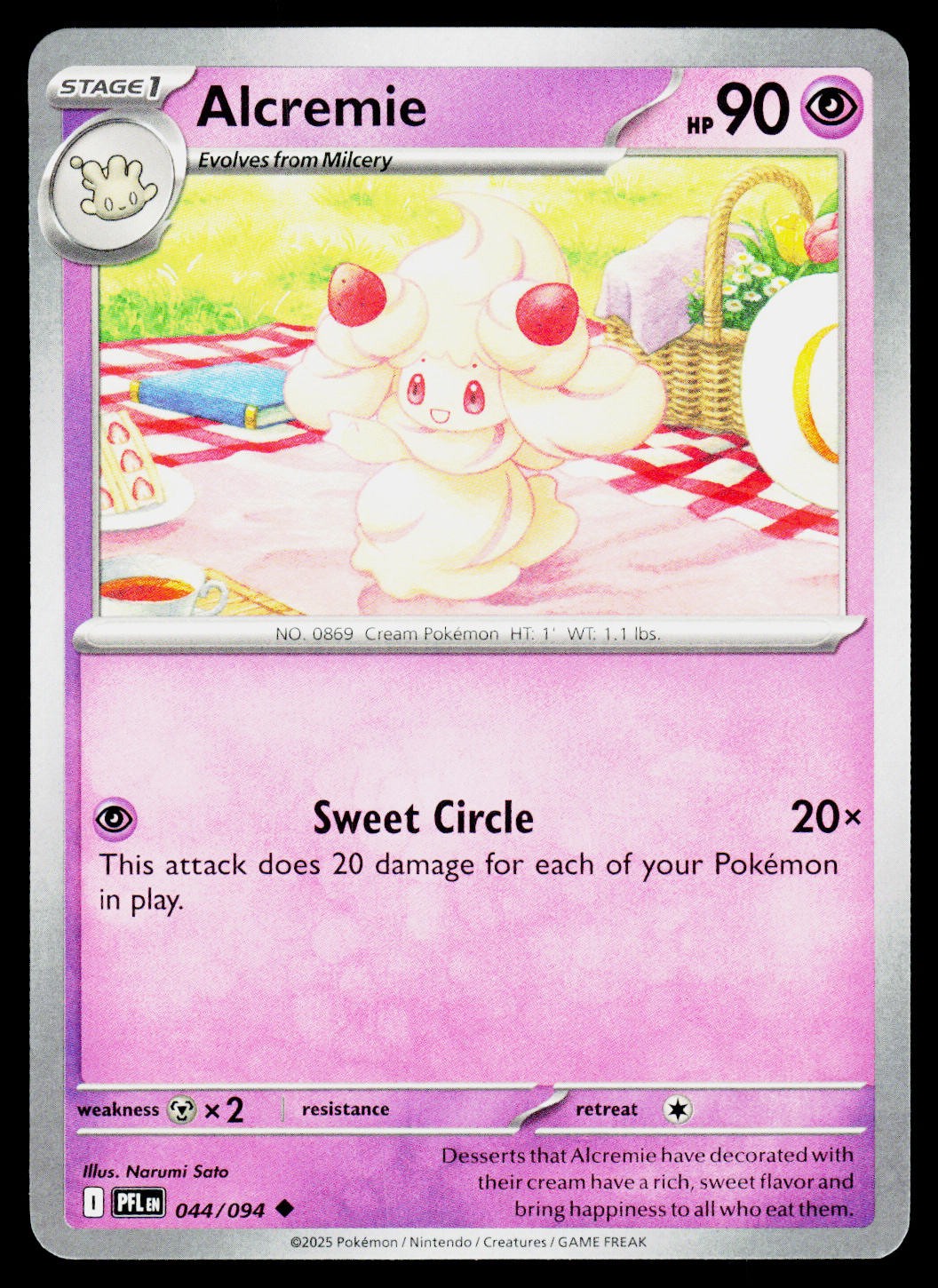 Alcremie #044/094 ME02: Phantasmal Flames