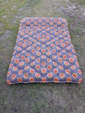 gro&szlig;e DDR Luftmatratze Camping  Luftbett  Retro Vintage mit St&ouml;psel Luft h&auml;lt