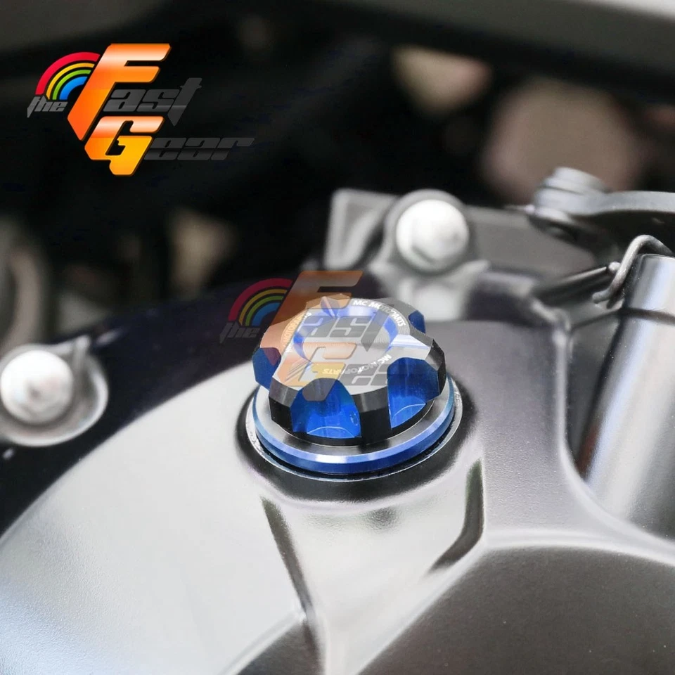For Honda CBR 600RR /ABS 07-21 20 19 18 T-Axis BLUE Oil Filler Cap Motorcycle - Image 3 of 4