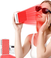 Red Light Therapy for Face and Body, Portable Red Light Therapy Panel, 660Nm Red