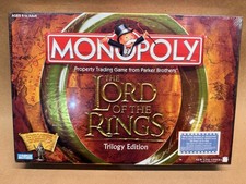 Lord of the Rings Monopoly Trilogy Edition Game 2003 NEW