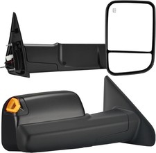 Tow Mirrors Compatible with 2002-2008 Dodge Ram 1500, 2003-2009 2500 3500,