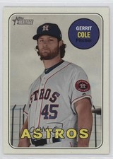 2018 Topps Heritage High Number Trade Variation SP Gerrit Cole #715 8k4