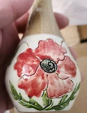 Art Pottery O'Neil Ireland Handmade Signed Flower Bud Vase