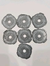 7 Vintage Webster-Chicago Corp Metal 45 RPM Record Insert Adapters
