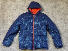 Canyon River Blues Kids XL Puffer Jacket Full Zip Pockets 18/20 Hooded