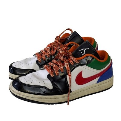 Air Jordan 1 Low Multicolor Red Green Blue Men s Sneakers Men's Size 8.5