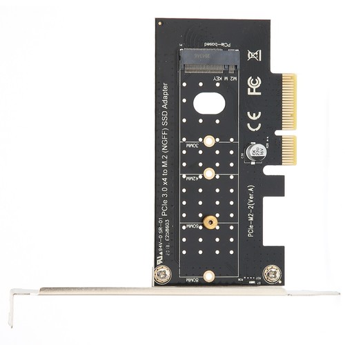 Adapter Card Pcie 3.0 X4 To M.2 Nvme Ssd Ngff Interface Riser Converter Ca AM - Afbeelding 5 van 22