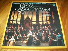SIMON BOCCANEGRA 2-Laserdisc LD OPERA BOXED SET VERY GOOD CONDITION JAMES LEVINE