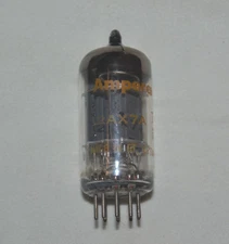 Strong & Balanced Vintage 1974 Amperex 12AX7/ECC83 Tube