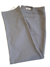 Hilary Radley Women’s Pull on Pants Size XXL Black White Houndstooth NWT