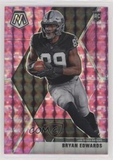 2020 Panini Mosaic Rookies Pink Camo Mosaic Prizm Bryan Edwards #230 kr0