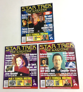 Star Trek The Magazine (Lot of 3) - May 1999 - June 1999 - October 1999 (#1102)