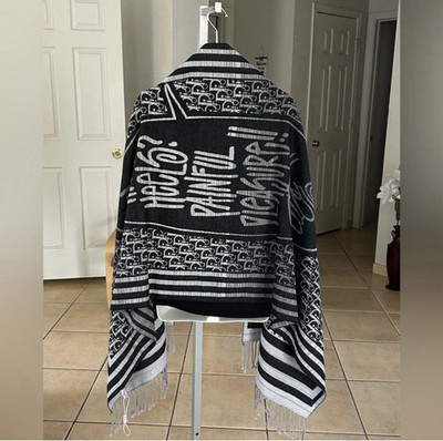 Christian Dior x Shawn STUSSY soie silk stole scarf (Excellent