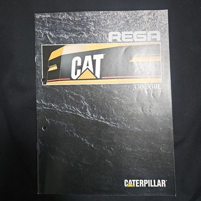 0613 Heavy Equipment Catalog 19P Cat Hydraulic Excavator Rega 330/330L Construct