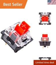 32-Pack Red Linear Hot-Swappable Switches, Cherry MX Equivalent for Keyboards