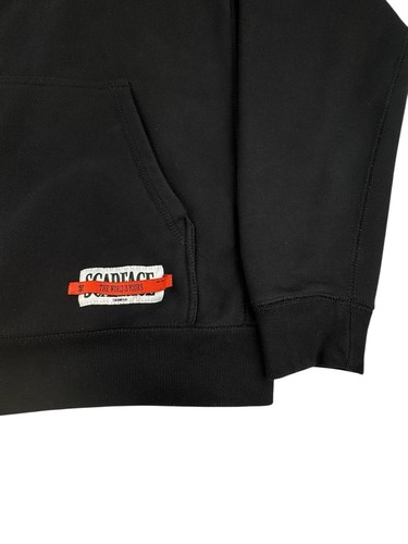 Scarface x Shoe Palace Black Hoodie Pullover Fleece Al Pacino Graphic Sz Medium - Picture 4 of 17