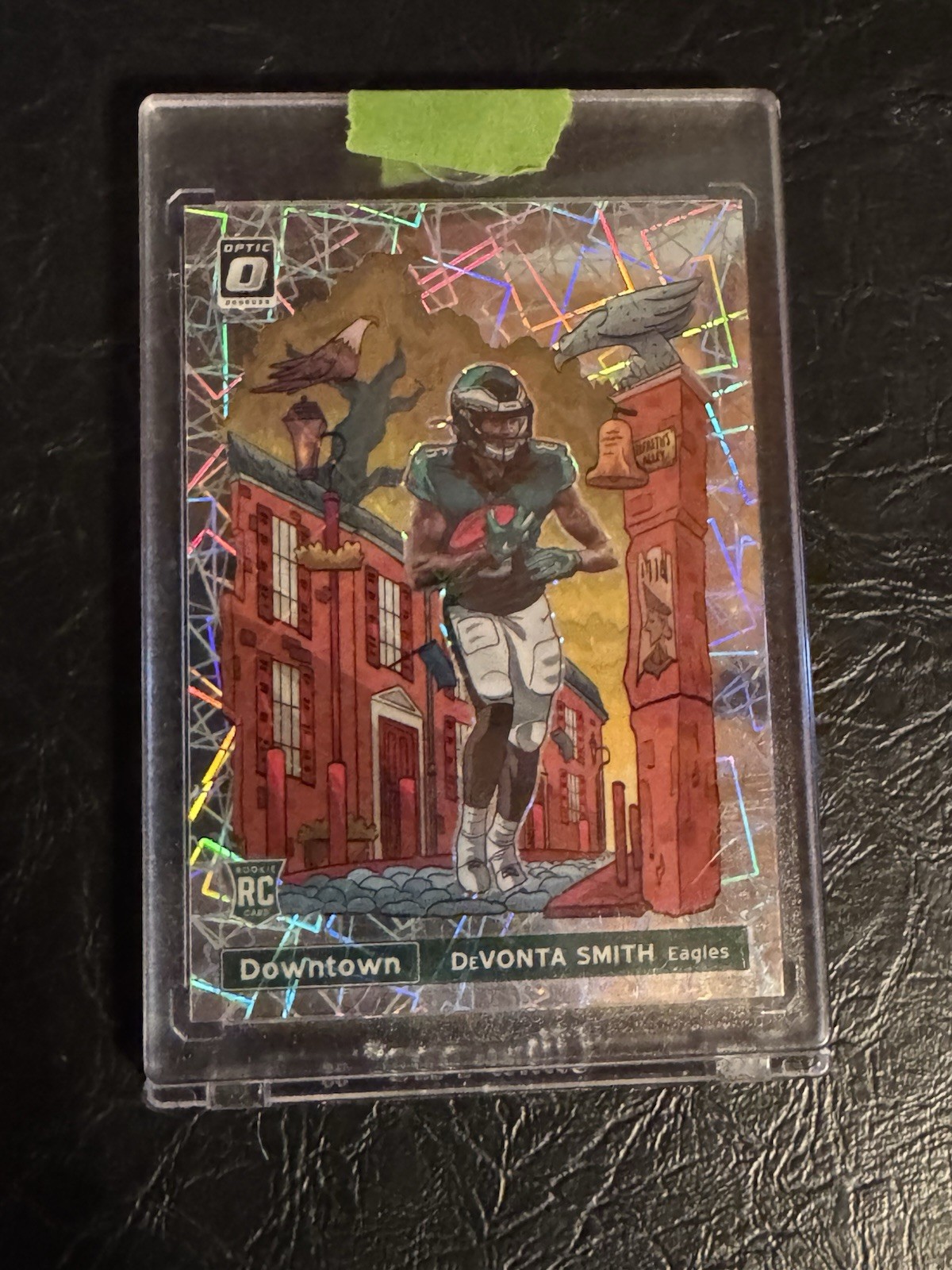 Panini 2021 Donruss Optic Downtown DeVonta Smith Rookie Prizm Eagles DT-38
