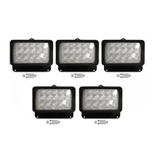 Led Work Light Kit 2 Outer 1 Center & 2 Middle Set Of 5 Flood Beam