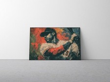 💎 Barry Bonds – Baseball Legends Series | Fine Art Pop 36x24 | Print H2