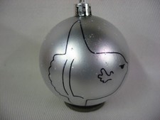 NEW HANDPAINTED OCEAN SUNFISH MOLA MOLA UNBREAKABLE CHRISTMAS ORNAMENT 2 1/2