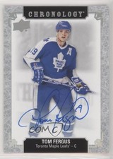 2018-19 Upper Deck Chronology Franchise History Tom Fergus #FH-TO-TF Auto 00s4
