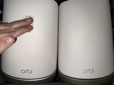 NETGEAR Orbi RBSE960 Quad-Band With Satellite And RBRE 960 Router Missing 1 Piec