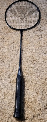 良品　Carlton　カールトン 313　バドミントンラケット　2本ペアセット CARLTON 313 PROFESSIONAL Badminton Racquet, Black, PRE-OWNED