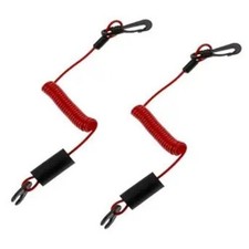 2 Pcs Universal Stop Kill Switch Floating Safety Lanyard for All Jet Ski Aquatra