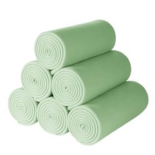 Fleece Throw Blankets 6 Pack Lightweight Pack of 6 - 50 x 60 inch Sage Green